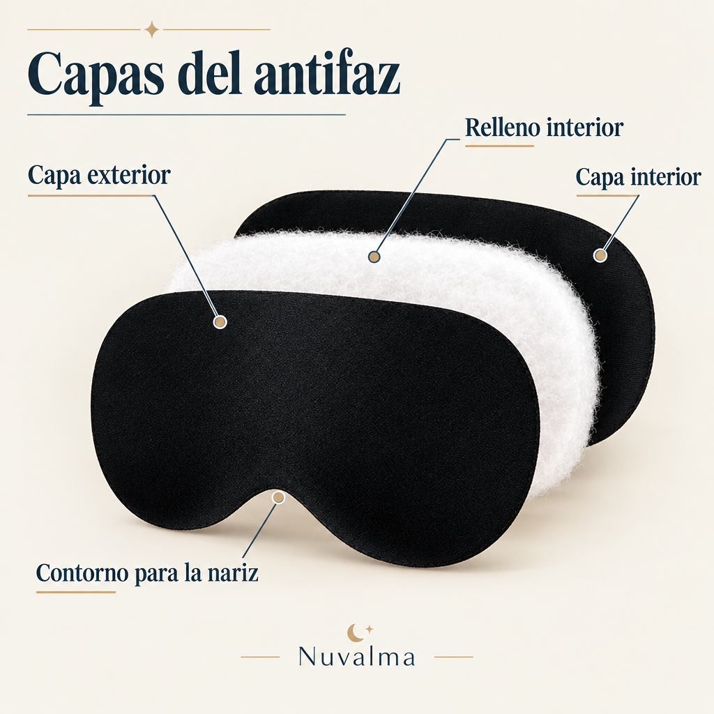 Capas del antifaz para dormir Nuvalma