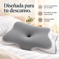 Beneficios de la almohada cervical mariposa Nuvalma: soporte para dormir de lado y boca arriba